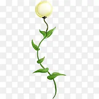 黄色梦幻花朵水彩-空若网 黄色梦幻花朵水彩-空若网