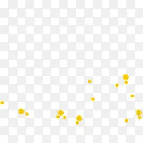 手绘黄色花朵插画-空若网 手绘黄色花朵插画-空若网