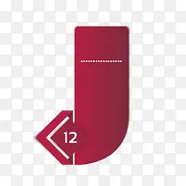 ��ɫ���䷽�α�ǩ-������