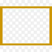 黄色边框长方形效果-空若网 黄色边框长方形效果-空若网
