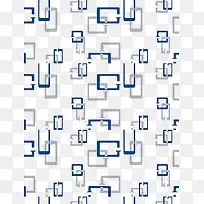 蓝色方形边框纹理背景-空若网 蓝色方形边框纹理背景-空若网