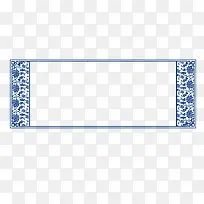 长方形青花边框-空若网 长方形青花边框-空若网