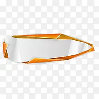 矢量长方形插画标签橘色-空若网 矢量长方形插画标签橘色-空若网