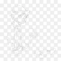 手绘人物线稿-空若网 手绘人物线稿-空若网