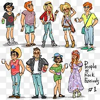 手绘时尚人物-空若网 手绘时尚人物-空若网