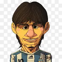 手绘足球人物卡通-空若网 手绘足球人物卡通-空若网