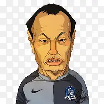 手绘足球人物卡通-空若网 手绘足球人物卡通-空若网