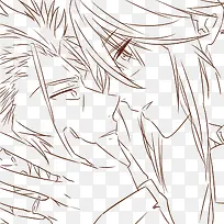 手绘人物线稿-空若网 手绘人物线稿-空若网