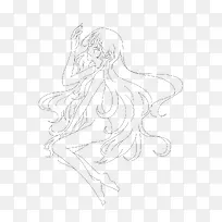 手绘人物线稿-空若网 手绘人物线稿-空若网