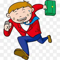 手绘卡通人物奔跑图案-空若网 手绘卡通人物奔跑图案-空若网
