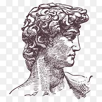 手绘男人头像-空若网 手绘男人头像-空若网