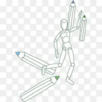 手绘卡通人物-空若网 手绘卡通人物-空若网