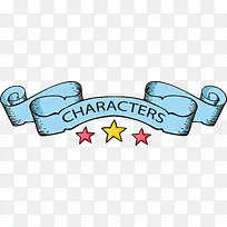 矢量手绘卡通横幅-空若网 矢量手绘卡通横幅-空若网