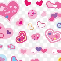 情人节爱心背景-空若网 情人节爱心背景-空若网