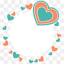 浪漫爱心边框设计-空若网 浪漫爱心边框设计-空若网