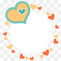 浪漫爱心边框设计-空若网 浪漫爱心边框设计-空若网