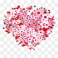 卡通花骈接爱心2-空若网 卡通花骈接爱心2-空若网