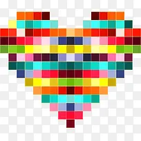 正方形爱心-空若网 正方形爱心-空若网