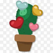 爱心仙人掌-空若网 爱心仙人掌-空若网