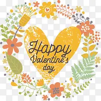 矢量情人节自然爱心-空若网 矢量情人节自然爱心-空若网