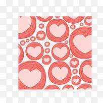 红色浪漫手绘爱心背景-空若网 红色浪漫手绘爱心背景-空若网