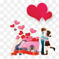 情人节爱心浪漫七夕-空若网 情人节爱心浪漫七夕-空若网