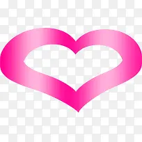 情人节粉色爱心元素-空若网 情人节粉色爱心元素-空若网