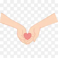 双手护住的爱心-空若网 双手护住的爱心-空若网