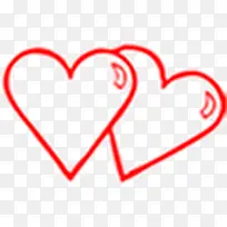 手绘心连心-空若网 手绘心连心-空若网