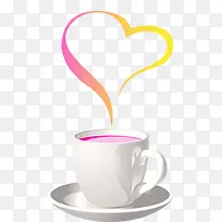 手绘爱心咖啡-空若网 手绘爱心咖啡-空若网