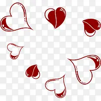 手绘爱心-空若网 手绘爱心-空若网