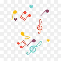 爱心音符-空若网 爱心音符-空若网