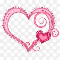 粉色爱心边框-空若网 粉色爱心边框-空若网