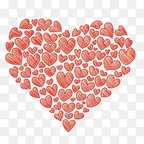 爱心拼成心形大爱心-空若网 爱心拼成心形大爱心-空若网