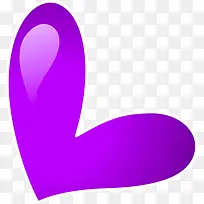 卡通紫色爱心气泡-空若网 卡通紫色爱心气泡-空若网