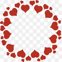 手绘爱心圆环-空若网 手绘爱心圆环-空若网