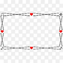 简单爱心相框-空若网 简单爱心相框-空若网