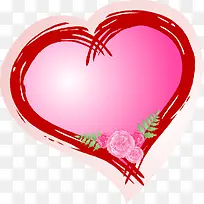 手绘教师节红色爱心-空若网 手绘教师节红色爱心-空若网