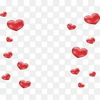 中秋节手绘红色小爱心-空若网 中秋节手绘红色小爱心-空若网