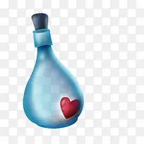 爱心玻璃漂流瓶-空若网 爱心玻璃漂流瓶-空若网