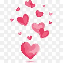 红色手绘爱心素材-空若网 红色手绘爱心素材-空若网