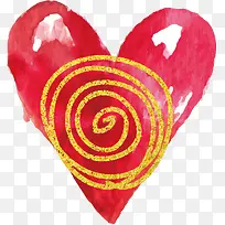 手绘涂抹爱心-空若网 手绘涂抹爱心-空若网