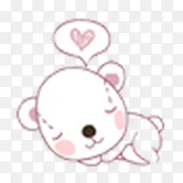 手绘小狗爱心图片-空若网 手绘小狗爱心图片-空若网