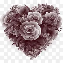 手绘花朵爱心图片-空若网 手绘花朵爱心图片-空若网