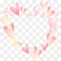 手绘粉色爱心涂鸦-空若网 手绘粉色爱心涂鸦-空若网