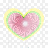 手绘星光创意放射爱心-空若网 手绘星光创意放射爱心-空若网