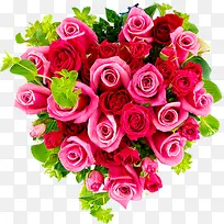 手绘爱心玫瑰花草创意-空若网 手绘爱心玫瑰花草创意-空若网