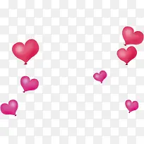 手绘红色可爱爱心-空若网 手绘红色可爱爱心-空若网