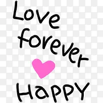 手绘黑色漫画艺术字爱心-空若网 手绘黑色漫画艺术字爱心-空若网