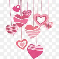 粉色浪漫唯美爱心手绘-空若网 粉色浪漫唯美爱心手绘-空若网